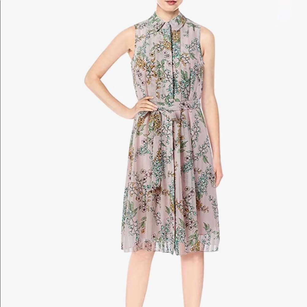 Nanette Lepore Floral Sleeveless Shirtdress Small